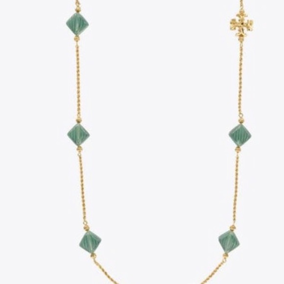 Tory Burch Roxanne delicate chain necklace - Picture 7 of 9